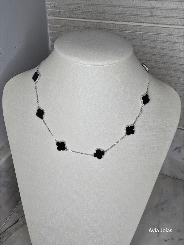 Colar Curto Trevo Alhambra – Elegância e Sofisticação em Cada Detalhe